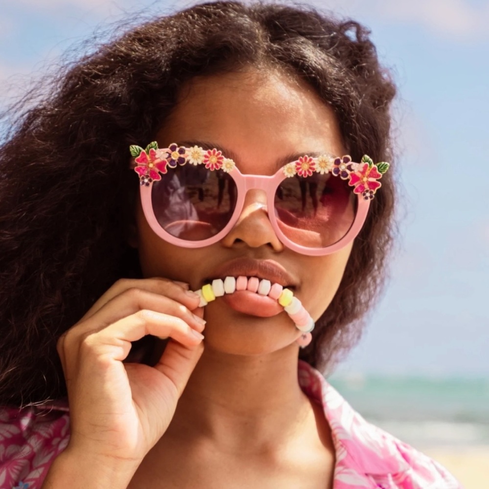 NEW! LoveShackFancy Sunglasses Pink Floral Coquette Aesthetic viral SOLD OUT